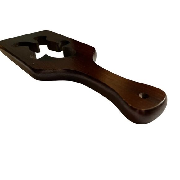 Vintage Wooden Butter Paddle Gingerbread Man Cutout 1979 Wall Decor 12" - Picture 9 of 10